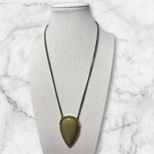 Charming Charlie Olive Pendant Necklace